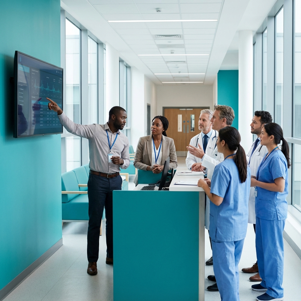 Healthcare IT Professional in Hospital